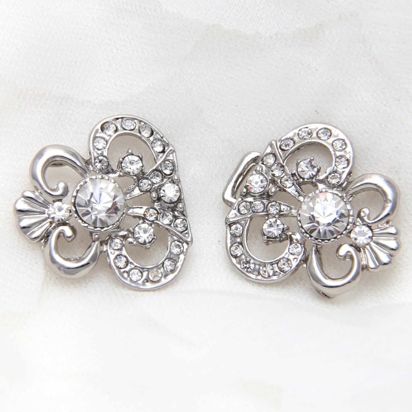 Swarovski Crystal Rhinestone Buckle Clasp: Wedding Sash Connector