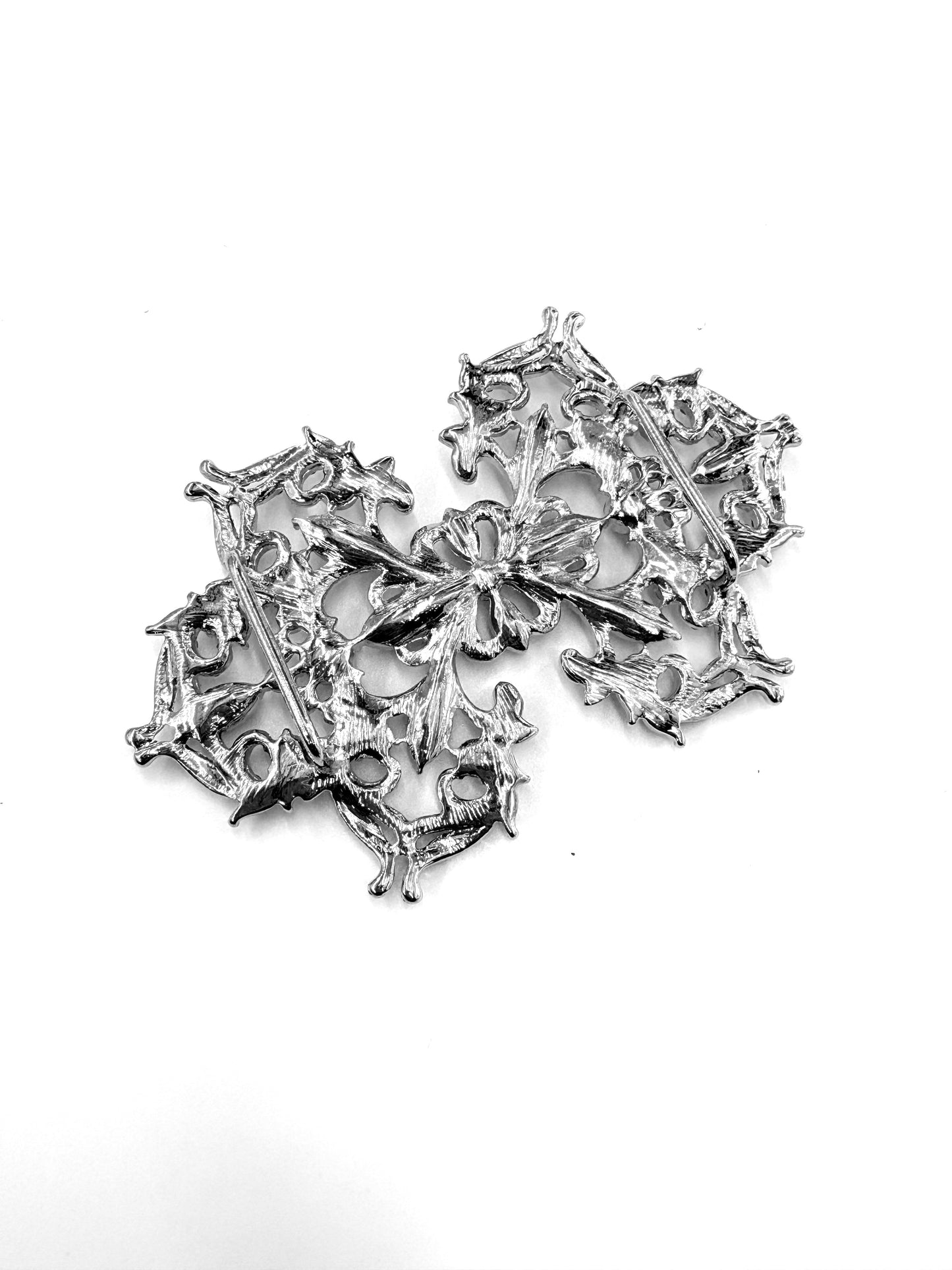 Vintage Style Rhinestone Crystal Belt Buckle: Vintage Wedding Dress Sash