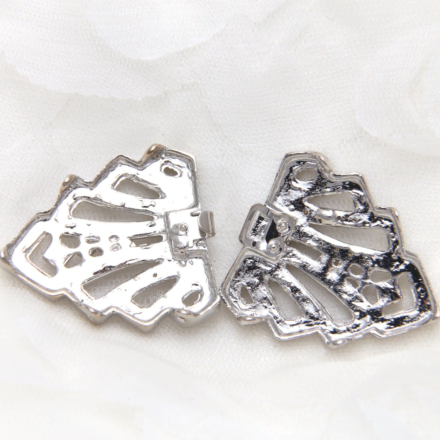 Rhinestone Wedding Buckle: Bridal Belt Clasp, Jewelry Accessory (3" x 1.3") Default Title 