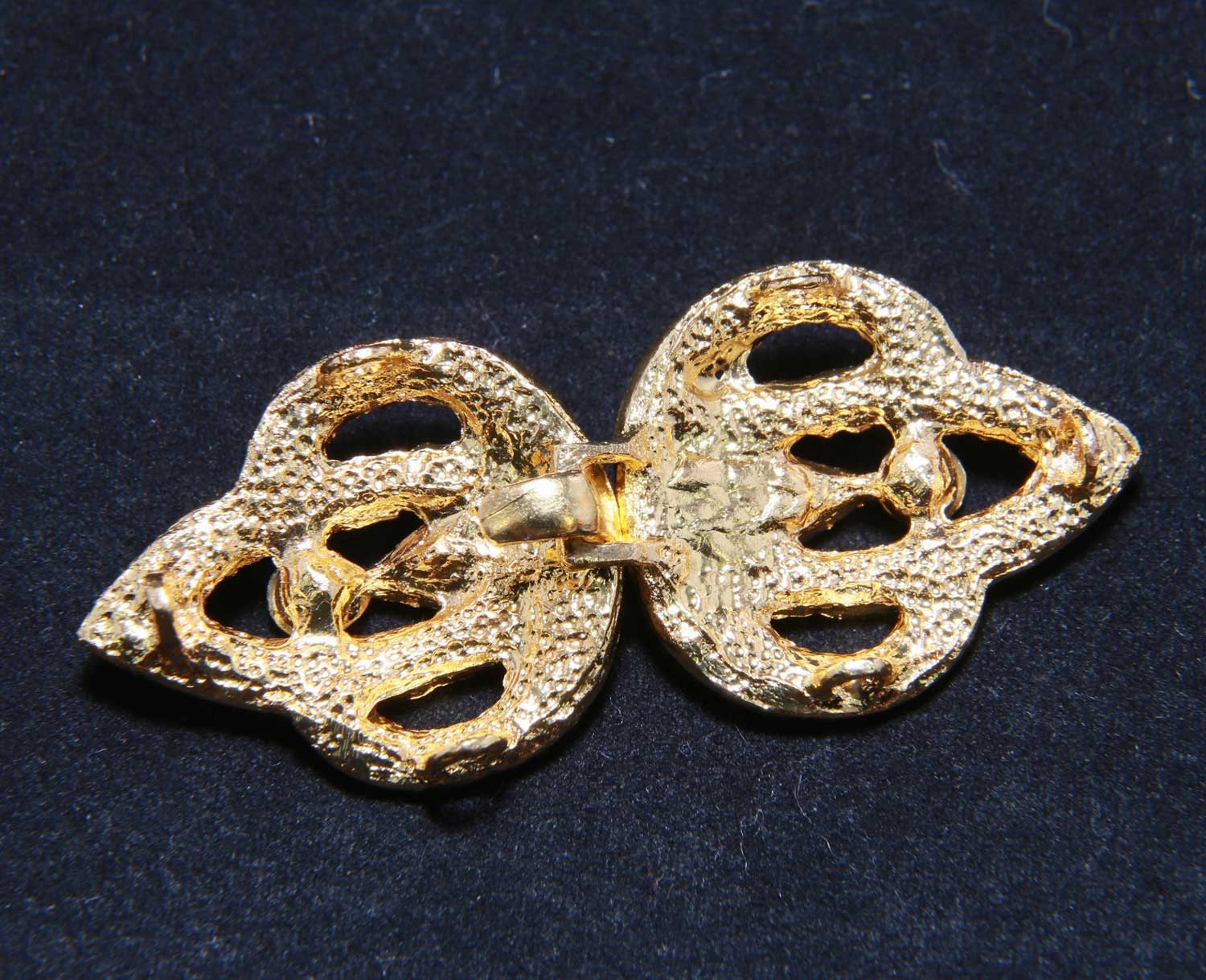 Elegant Rhinestone Hook and Eye Button for Bridal Accessories & Crafts (2.75" x 1.25") 